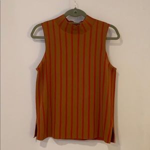 Anthropologie Sleeveless Mock Turtleneck